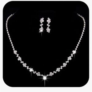 Silver and crystals